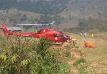 Corpo de Bombeiros do RJ controlam incêndio causado por raios em Santa Maria Madalena