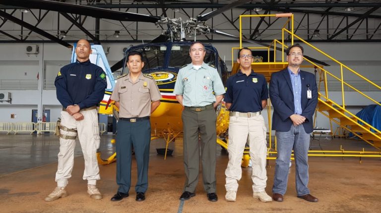 PRF recebe visita de adidos policiais da Colômbia e Peru e firma compromisso de cooperação técnica