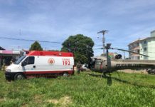 Águia 04 da PM de Santa Catarina realiza dois transportes aeromédicos em Lages