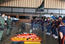 Alunos do Curso de Especialização em Urgência e Emergência do CETEM visitam o CIOPAer do Mato Grosso