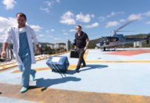 Helicóptero que era de uso exclusivo do governador de SC fez primeiro transporte de órgão
