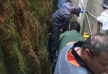 Equipe aeromédica do Águia da PM socorre homem que caiu de barranco em Jacareí, SP