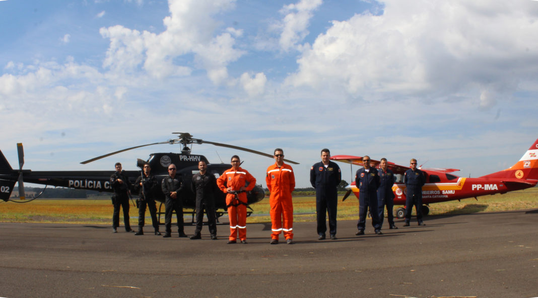 Conheça os serviços aeromédicos que salvam vidas no Oeste Catarinense. Foto: Bia Piva