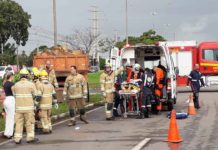 Equipe aeromédica do Grupamento de Aviação Operacional do Corpo de Bombeiros atua em resgates no DF