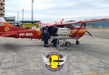 Arcanjo 04 transporta recém-nascido com má formação ocular de Florianópolis para Ribeirão Preto, SP