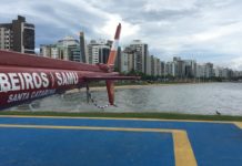 Homem baleado após tentativa de assalto é socorrido pela equipe aeromédica do Arcanjo 01 em Florianópolis, SC