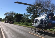 SAMU Noroeste Paraná e equipe aeromédica do helicóptero Saúde 10 socorrem vítima de acidente na BR-376