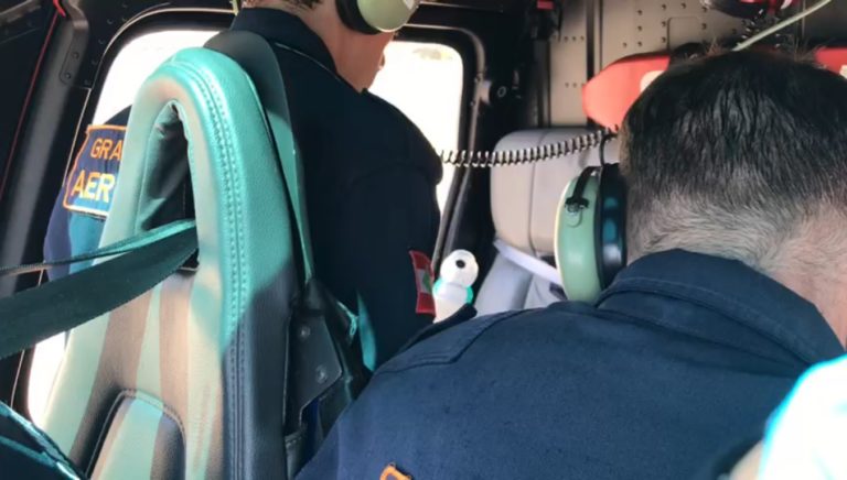 Equipe aeromédica do Arcanjo 03 reverte PCR e transporta vítima para o Hospital Santa Isabel, em Blumenau