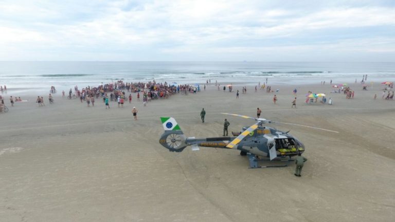 Batalhão de Operações Aéreas da PM realizou 87 voos pela vida neste ano no litoral paranaense