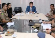 Secretaria de Saúde e Corpo de Bombeiros definem últimos detalhes do novo serviço aeromédico em Goiás