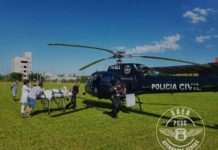SAER da Polícia Civil e SAMU transportam vítimas de queimadura de Meleiro para Lages, SC