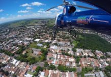 Helicóptero do SAMU transporta órgão para transplante de Maringá para hospital em Cascavel, PR