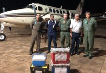 Casa Militar do Mato Grosso do Sul usa avião apreendido do tráfico para transportar órgãos