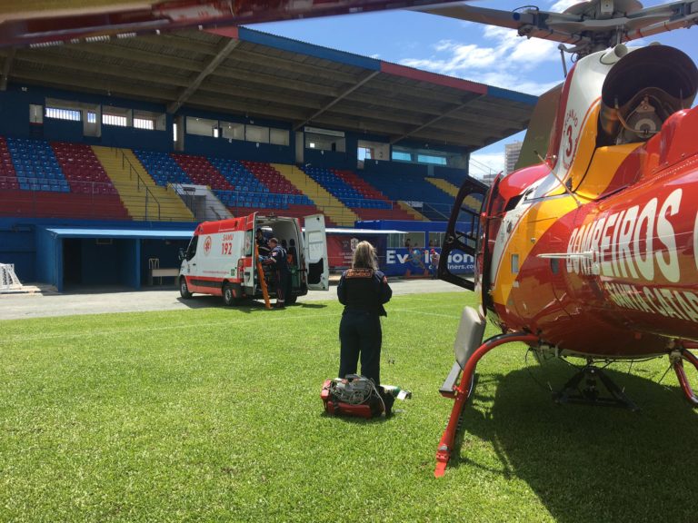 Intervenções de emergência realizadas nas vítimas de trauma de um serviço aeromédico