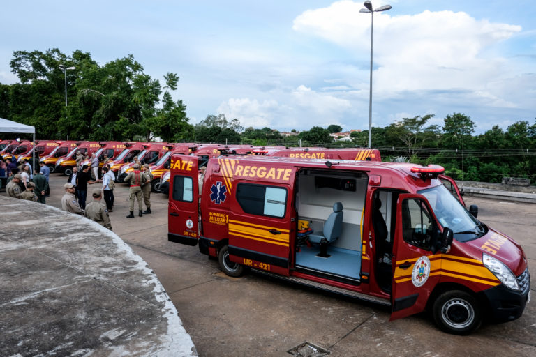 Novas ambulâncias vão reforçar o atendimento pré-hospitalar realizado pelo Corpo de Bombeiros de Mato Grosso