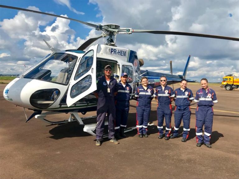 Aeromédico do Consórcio Intermunicipal SAMU Oeste do Paraná realiza missão de número 2.000