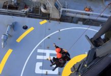 2º Esquadrão de Helicópteros de Emprego Geral da Marinha realizou evacuação aeromédica em Cabo Frio, RJ