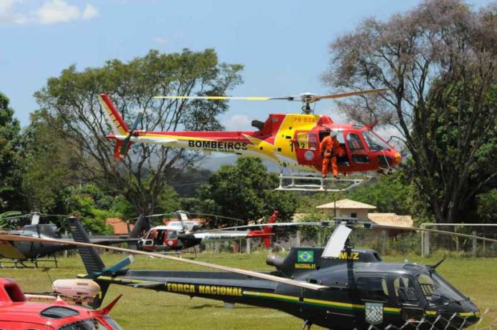 Helicópteros, a importância do uso das aeronaves em Brumadinho, MG