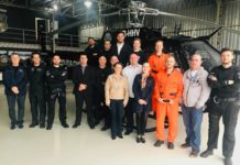Integrantes da comissão que estuda a implantação do aeromédico em Criciúma foram conhecer o serviço de Chapecó, SC
