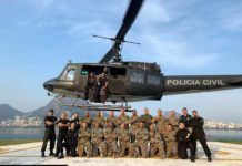 CORE e BOPE participam de Curso de Socorrista Operacional para ações de resgate com uso de aeronaves