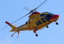 Helicóptero aeromédico colide com pássaro quando transportava paciente de Pádua para Veneza, Itália