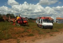 Corpo de Bombeiros e SAMU prestam Suporte Aéreo Avançado de Vida no norte de Minas Gerais