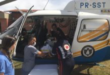 Equipe aeromédica do CIOPAer transporta paciente de Paraíso do Tocantins para o Hospital Geral de Palmas
