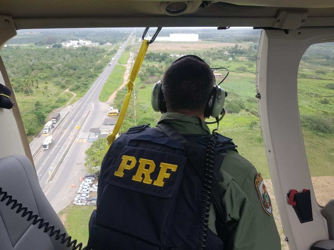 Helicóptero Bell 407 da PRF reforça operações de segurança da Copa América 2019