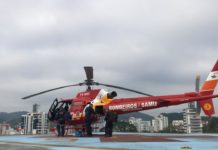 Bombeiros e equipe do Arcanjo 03 revertem parada cardiorrespiratória em homem de 70 anos em Blumenau, SC