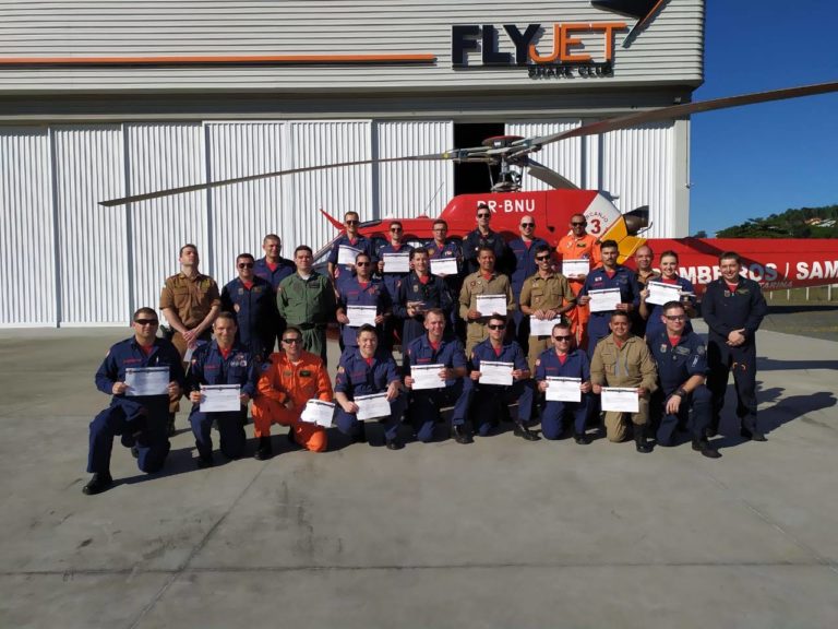 Corpo de Bombeiros Militar de Santa Catarina capacita profissionais no 2º Curso de Apoio Solo Operacional