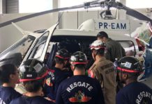 Departamento de Operações Aéreas do Amazonas realiza instrução de resgate aeromédico aos alunos do Curso de APH do Corpo de Bombeiros