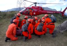 Corpo de Bombeiros Rio de Janeiro promove treinamento de ação tática em ambientes naturais