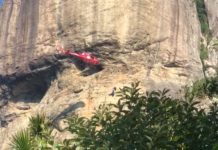Resgate de alpinista na Pedra da Gávea exigiu habilidade da tripulação do helicóptero do Corpo de Bombeiros do Rio
