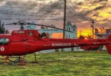 Helicóptero do Corpo de Bombeiros reforça atendimento a emergências em Arraial do Cabo e Paraty, RJ