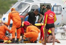 Equipe do GRAESP e bombeiros simulam resgate com uso do puçá em Salinas, PA