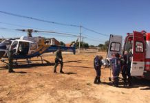 Em ação integrada, CIOPAER e SAMU realizam transporte de paciente de Miracema para Palmas, TO