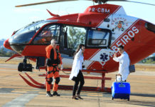 Corpo de Bombeiros e Força Aérea transportam coração da Bahia para o Distrito Federal