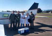 Casa Militar de Mato Grosso do Sul realiza dois voos para transportar nove órgãos