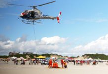 GRAESP do Pará resgata jovem que se acidentou na praia do Maçarico, em Salinópolis