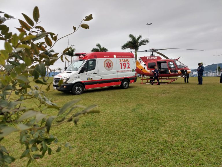 Corpo de Bombeiros é acionado para atender incêndio no HUOP em Cascavel