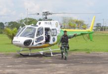 Equipe do helicóptero Harpia 01 ajuda a salvar vida de paciente acidentado em Brasileia, AC