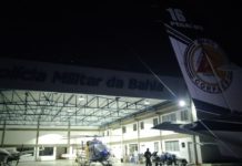 Após adoecer na Bahia, veterano da PM de Minas é transportado de avião de Feira de Santana para Belo Horizonte