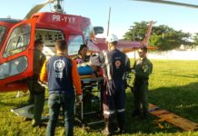 Bombeiros e socorristas do SAMU resgatam vitima de acidente de trânsito na BR-101, AL