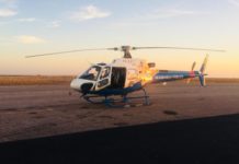 Na temporada de verão, helicóptero reforça segurança de banhistas nas praias fluviais de Tocantins