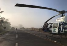 SAMU e VIAPAR socorrem vítimas de acidente de trânsito na BR-369, em Ubiratã, PR