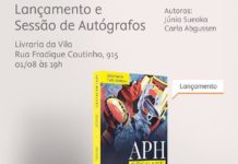 Lançamento do livro APH Resgate acontece em agosto na Livraria da Vila, SP