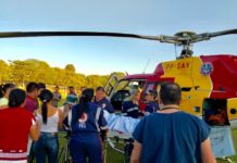 Arcanjo 06 realiza suporte aéreo avançado de vítima de acidente em Canápolis e vítima de IAM em Araxá