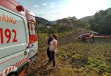 Arcanjo 01 socorre paciente em Águas Mornas e Arcanjo 03 resgata vítima de queda em Bombinhas, SC