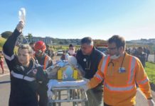 Atropelamento na BR-376 mobiliza resgate aéreo do SAMU Maringá