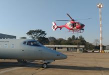 Em ação integrada, FAB e Corpo de Bombeiros realizam transporte de coração de Santa Catarina ao DF